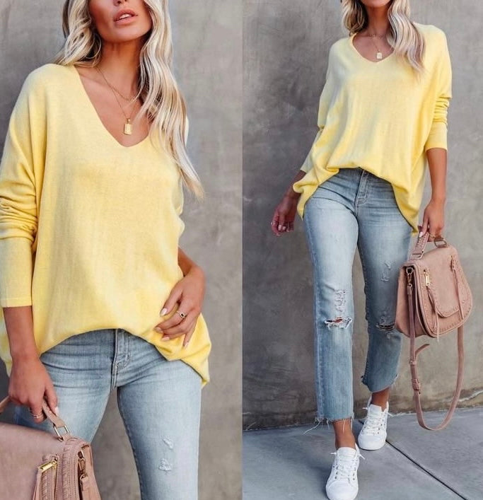 Sweater amarillo oversized