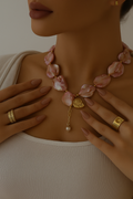 Collares de caracolas de vacaciones