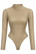 Bodysuit glitter dorado