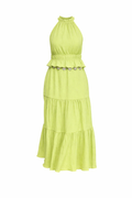 Set Verde Falda Plizada