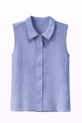 Blusa Azul sin manga