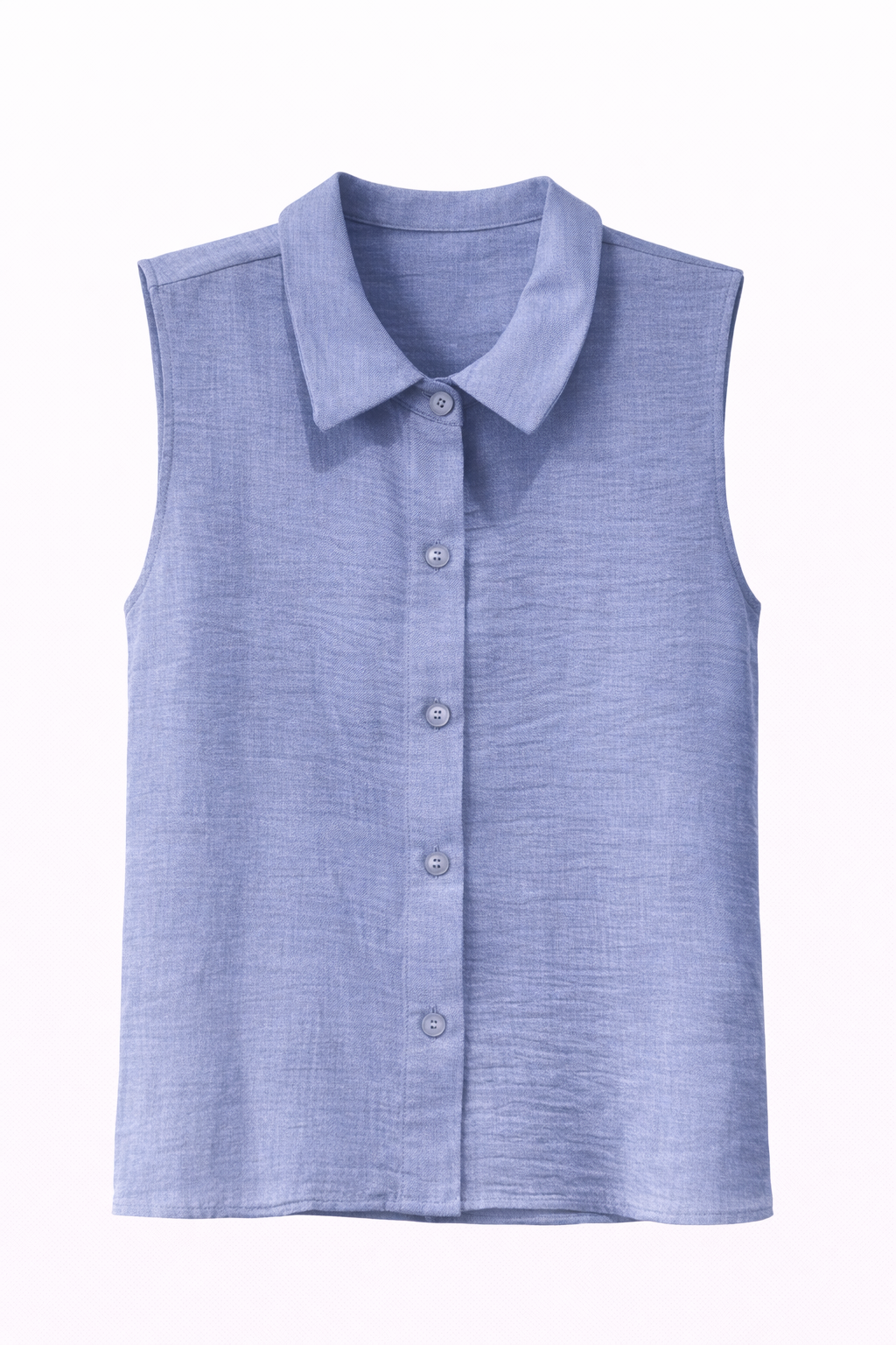 Blusa Azul sin manga