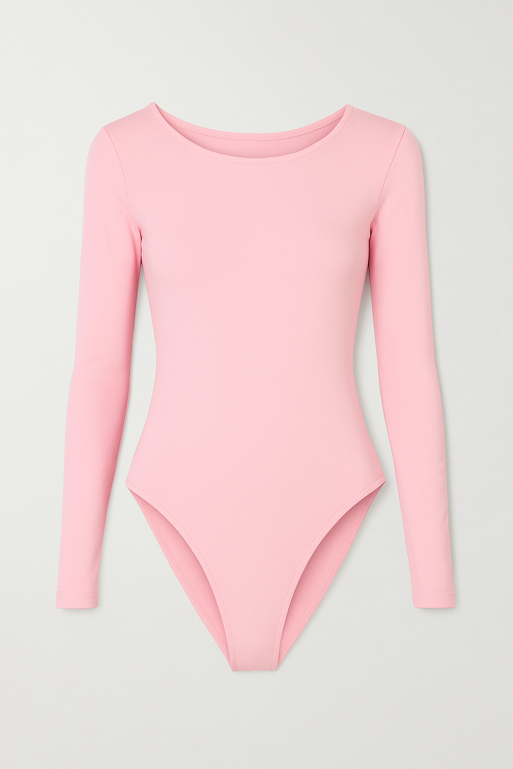Body Rosa básico manga larga