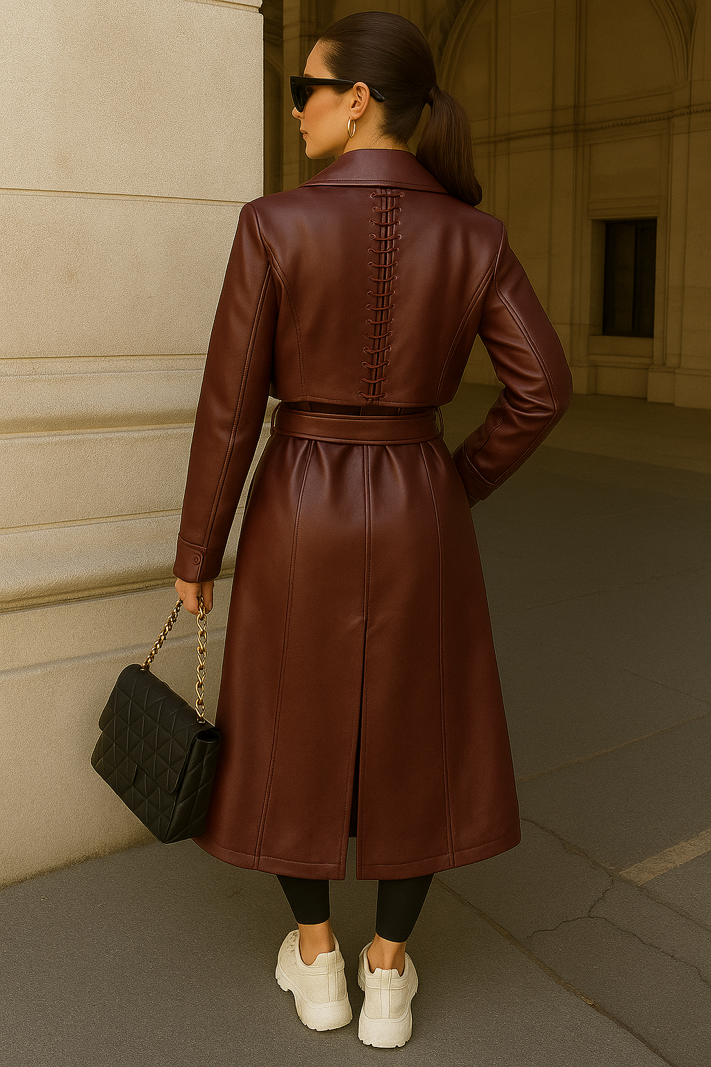 Gabardina Vino