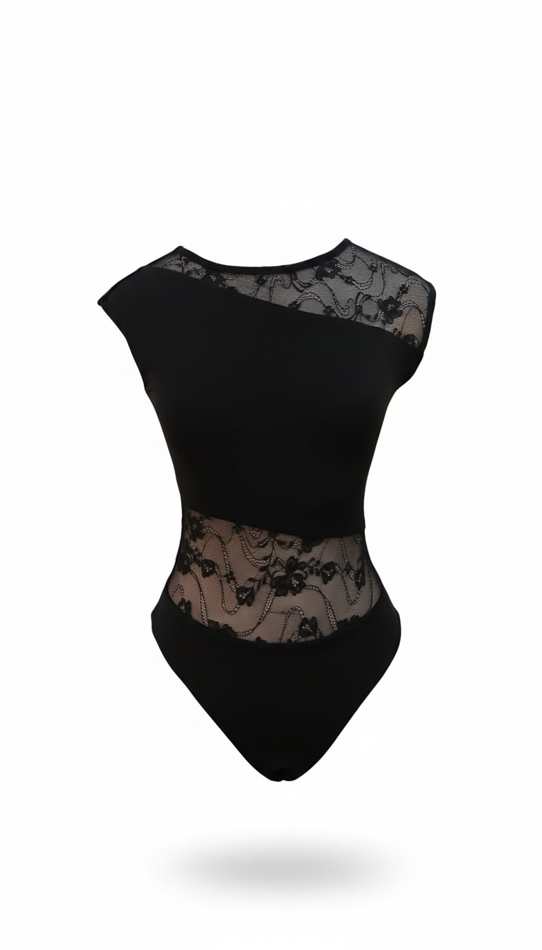 Body Negro sin mangas