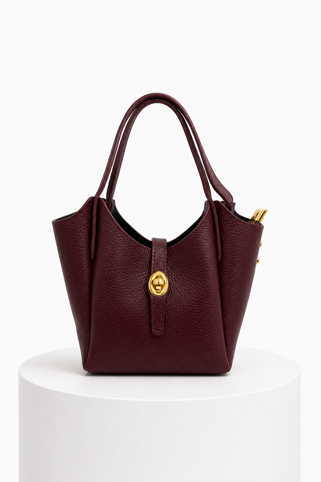 Mini hobo con broche giratorio - Vino