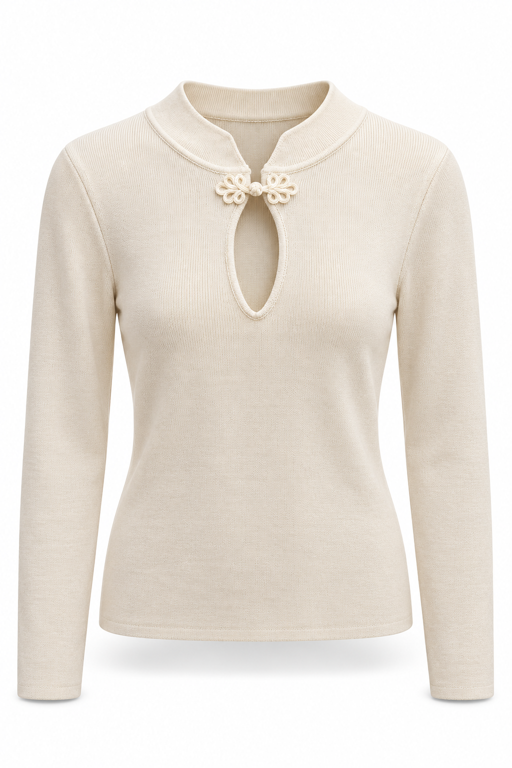 Blusa con Detalle Napoleón manga larga