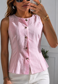 Chaleco Rosa Lino