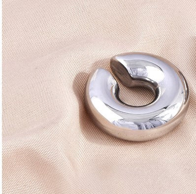 Ear cuffs plateados