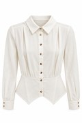 Blusa corset marfil