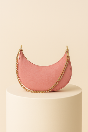 Bolso lino rosado
