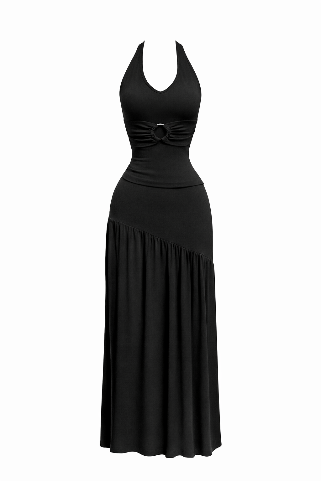 Set negro blusa y falda