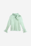 Blusa manga larga verde
