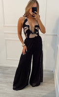 Pantalón negro ancho