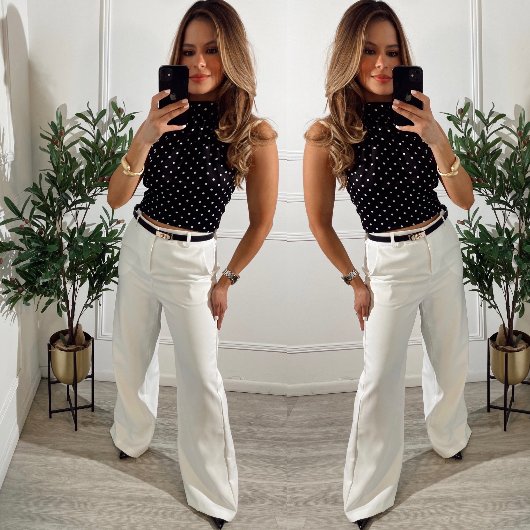 Pantalón Blanco de vestir