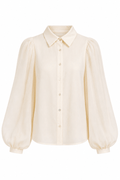 Blusa manga bombacha beige