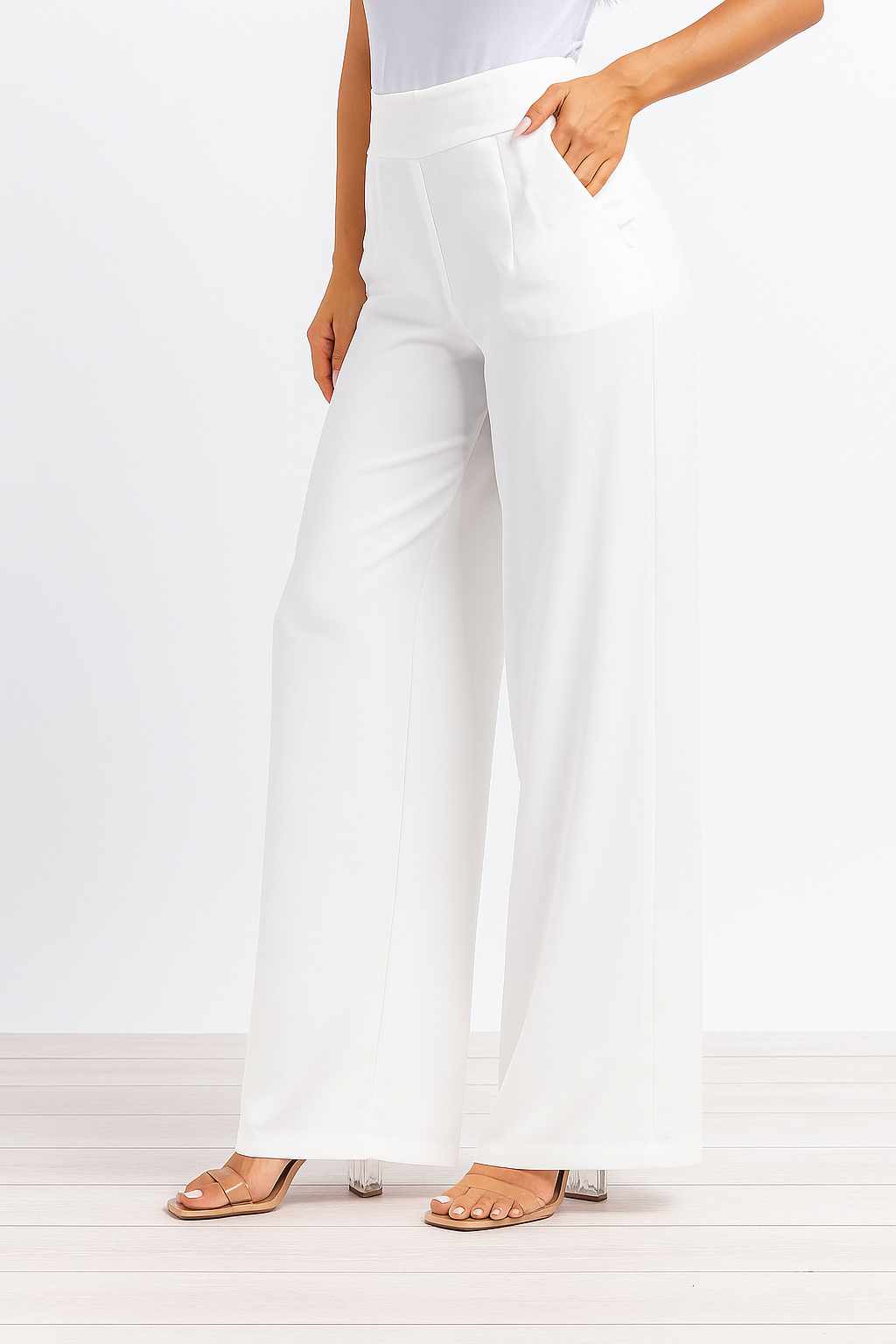 Palazzo fit perfecto blanco