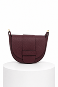 Mini saddle bag media luna - Vino