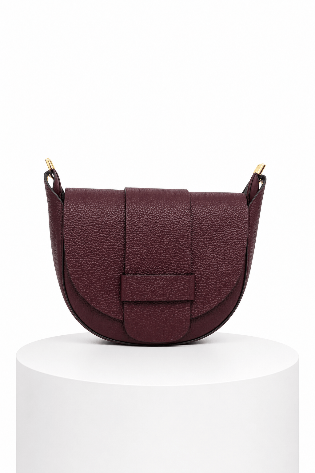 Mini saddle bag media luna - Vino