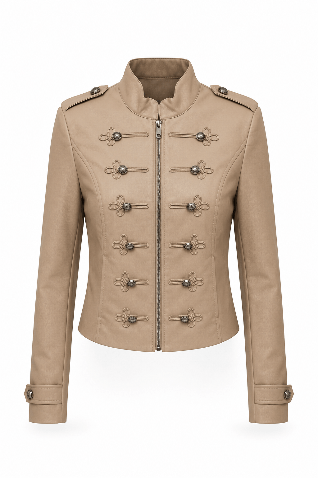 Jacket Cuerina Napoleón · Beige