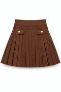 Falda bandage ajuste medio café
