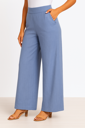 Palazzo fit perfecto celeste