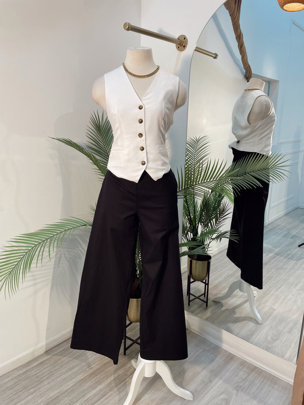 Pantalón de Lino negro