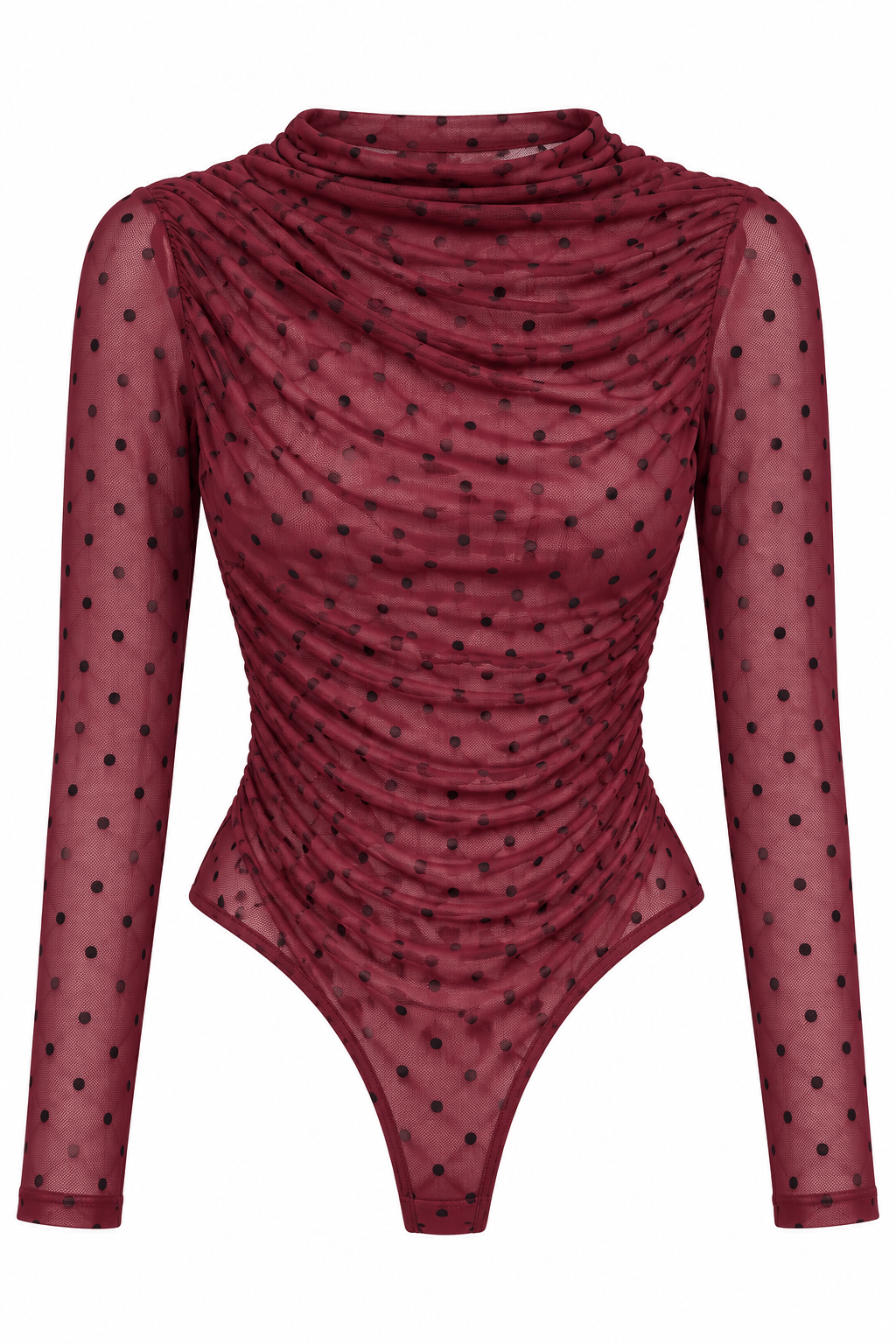 Body vino polka dots
