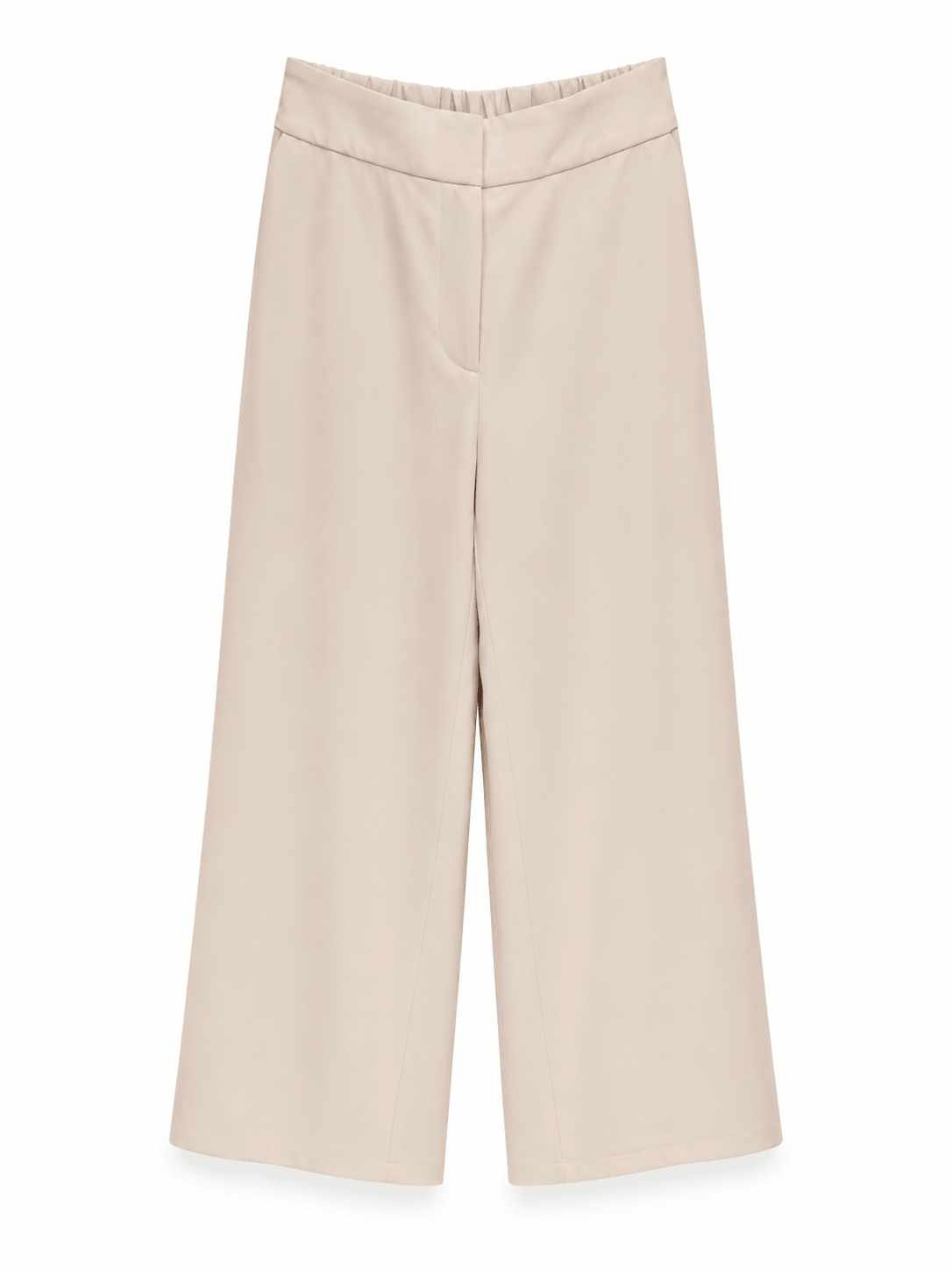 Pantalón Recto · Beige