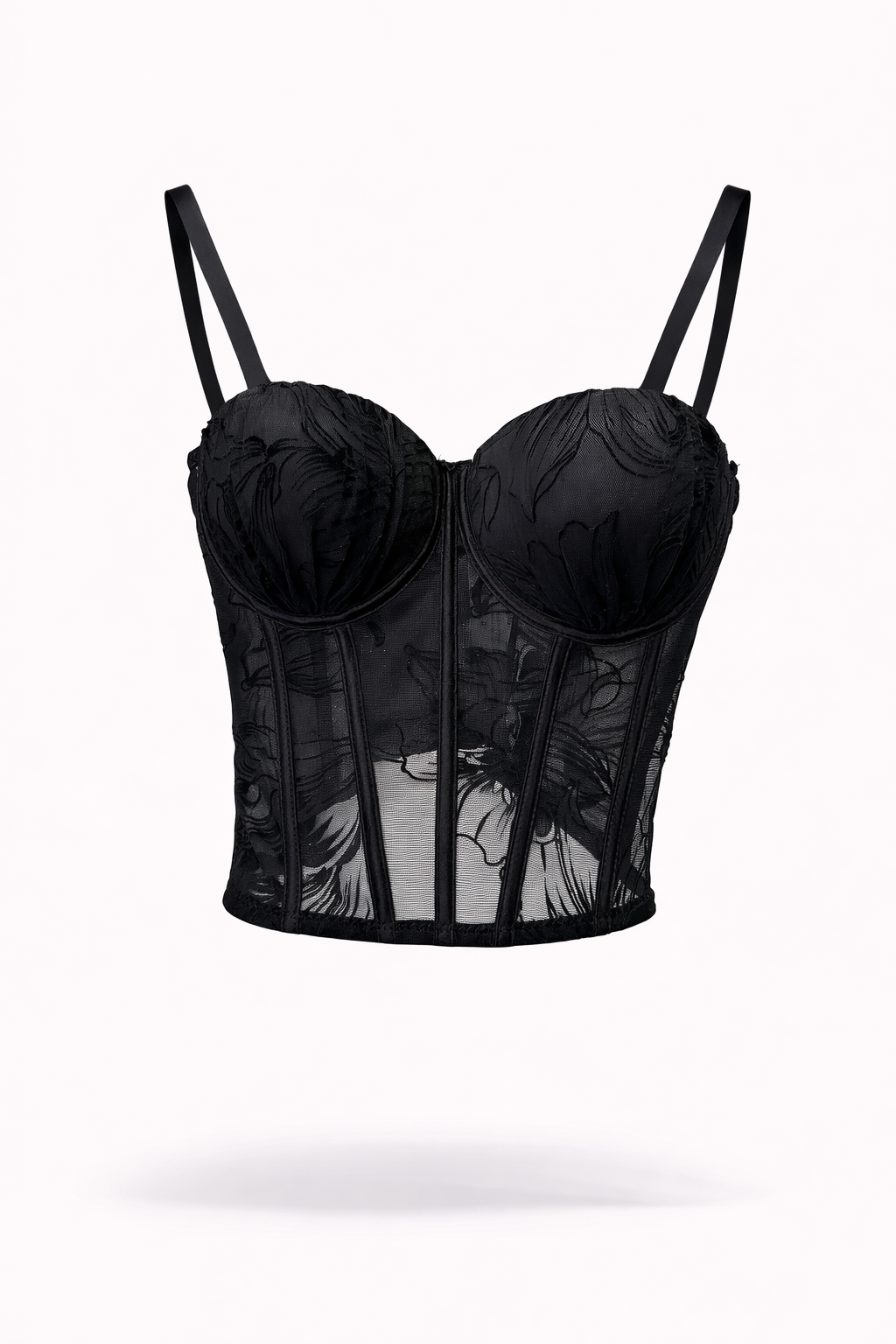 Corset Negro mesh