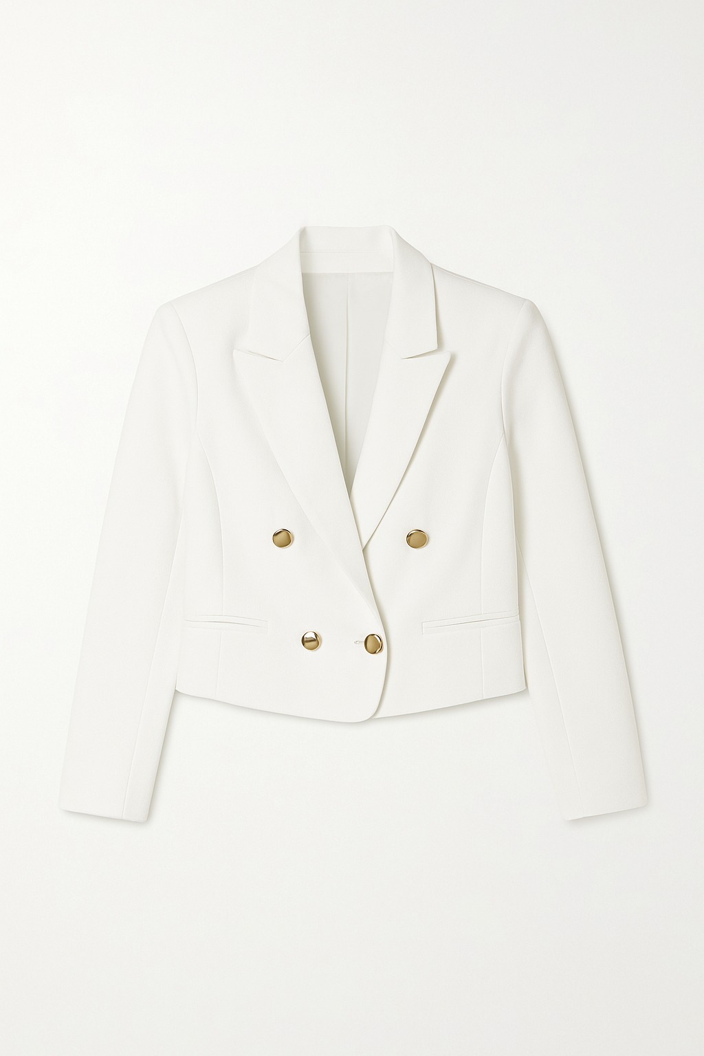 Blazer corto blanco