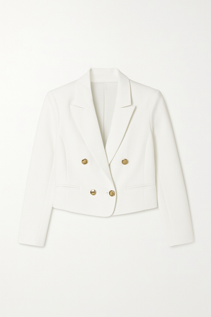 Blazer corto blanco