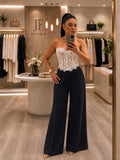 Corset de Encaje · Beige