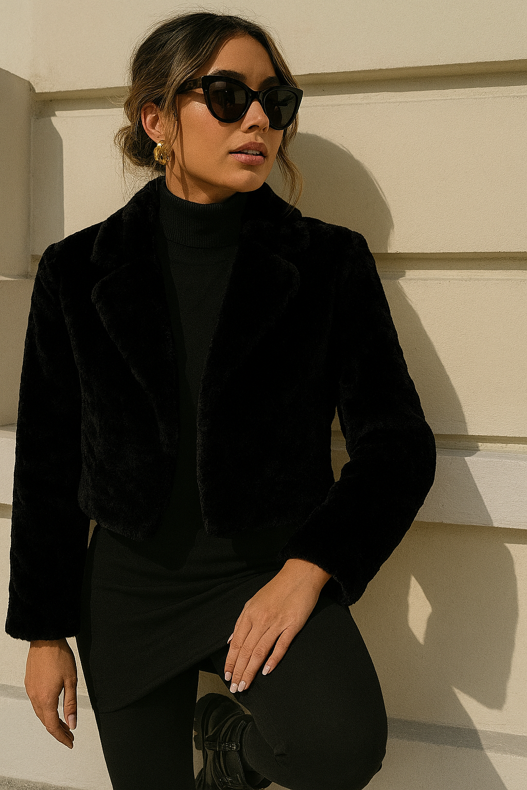 Sweater Negro fluffy
