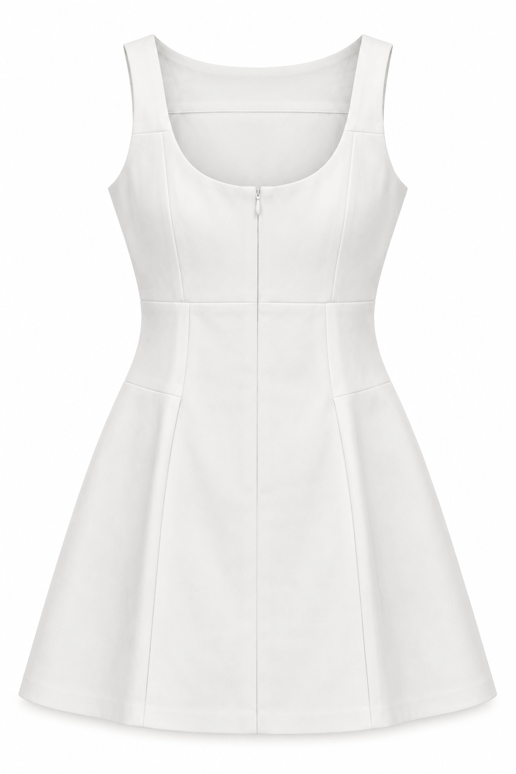 Vestido estructurado blanco