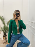 Blazer Verde corto