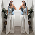 Palazzo fit perfecto blanco