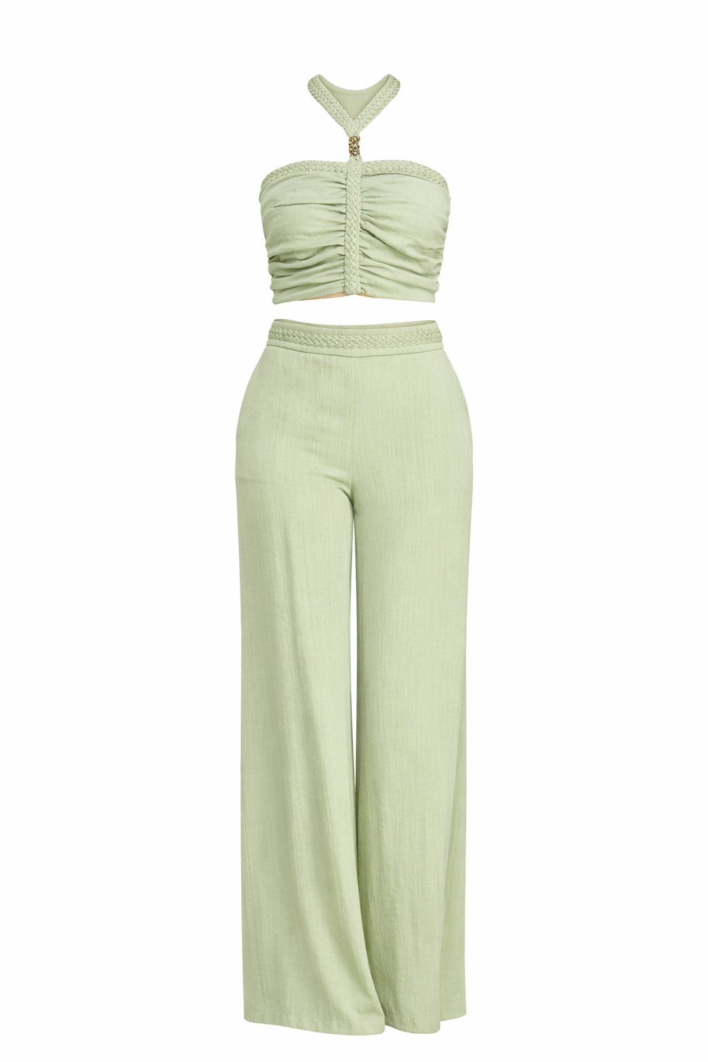 Set Verde Jade top pantalón