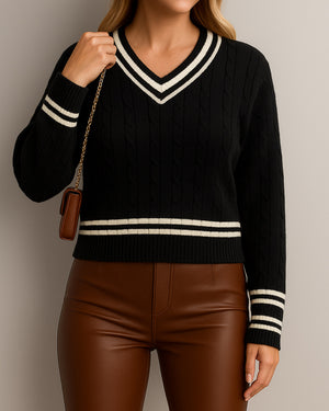 Sweater Negro V