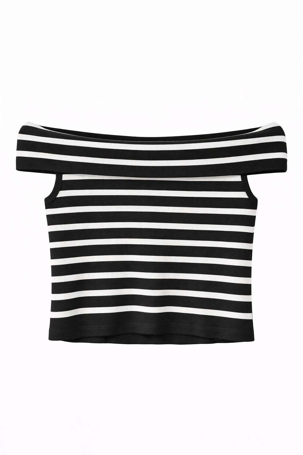Blusa rayas negra con blanco