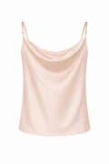 Blusa Nude Lunares beige