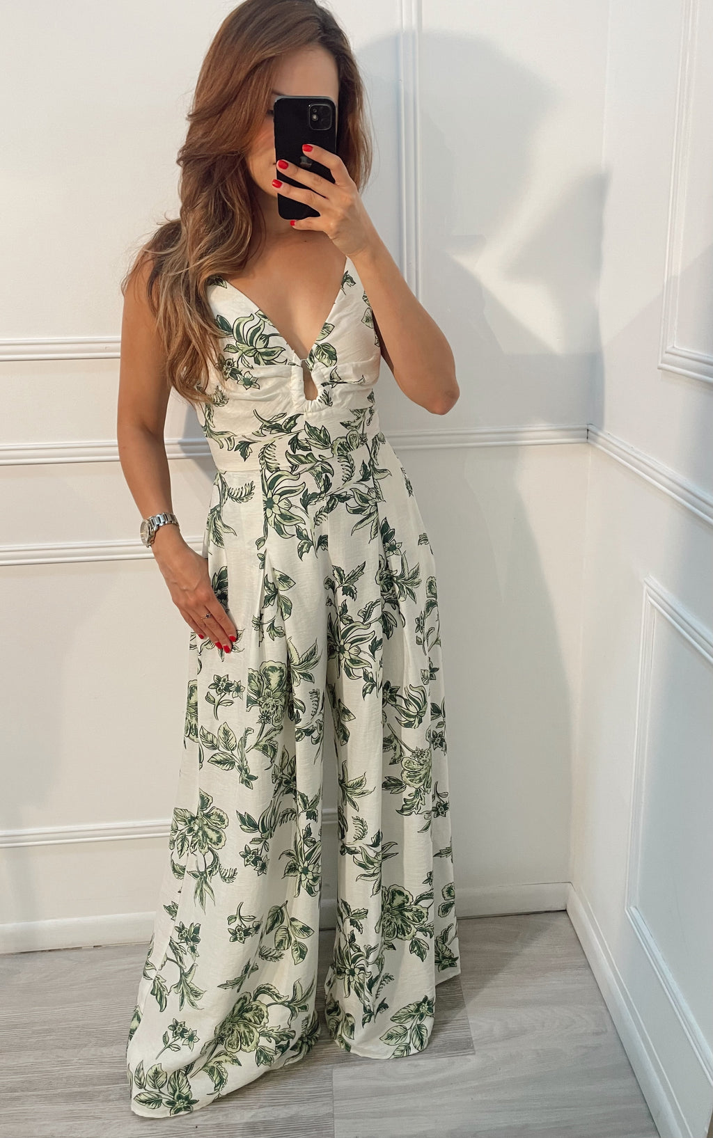 Enterizo verde print