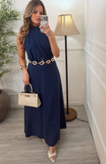 Vestido azul navy