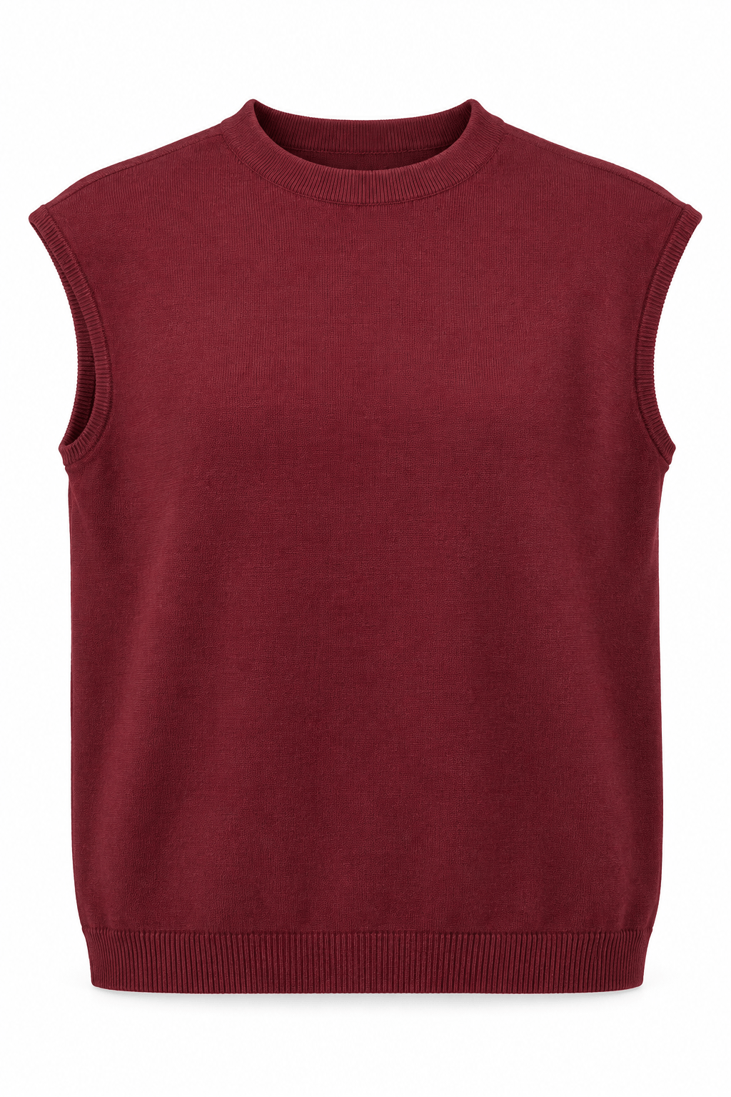 Blusa estilo chaleco vino -Exclusivo Online