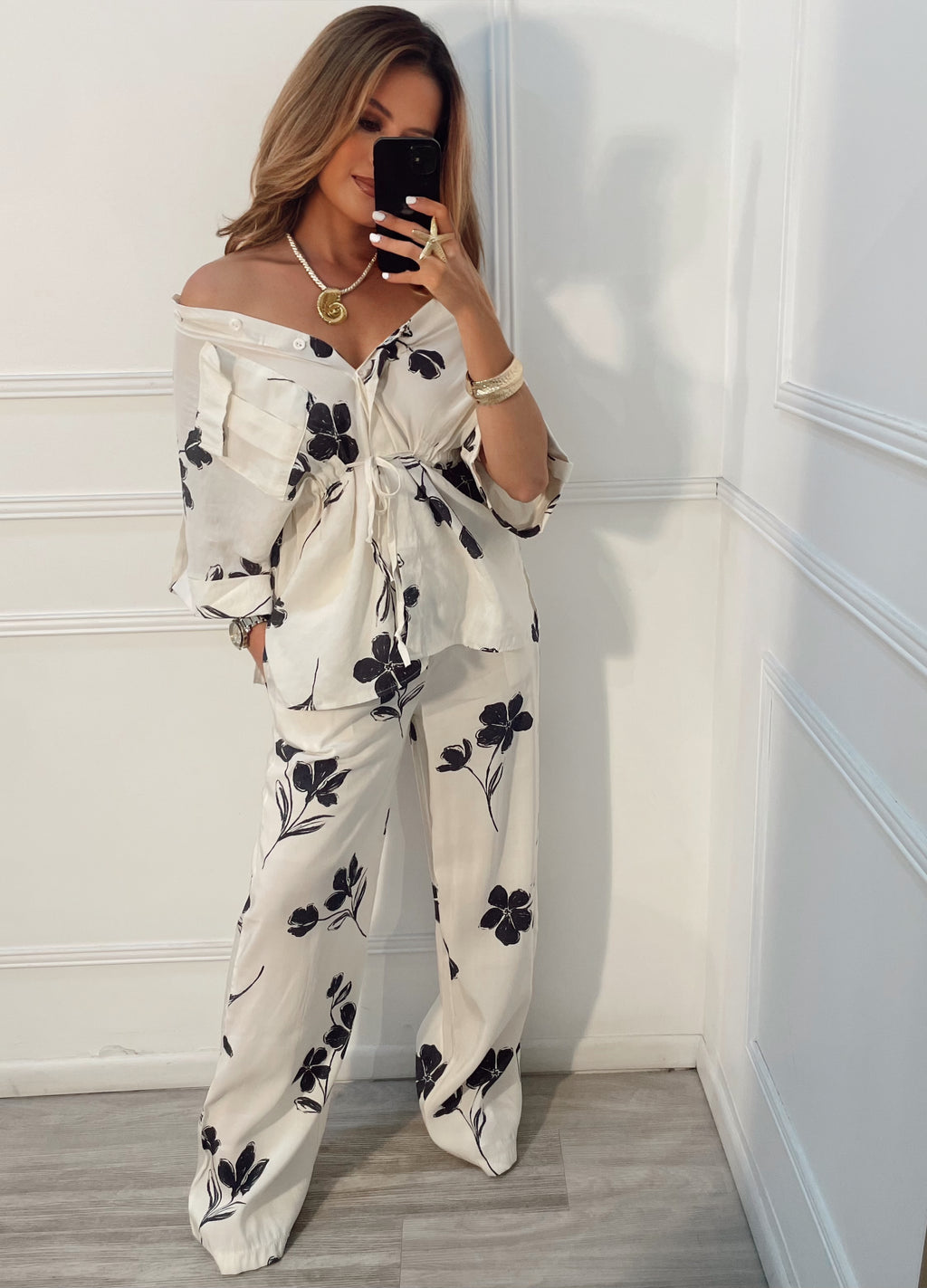 Set blanco print
