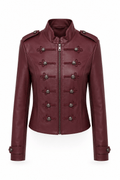 Jacket Cuerina Napoleon · Vino