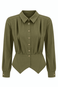 Blusa corset verde