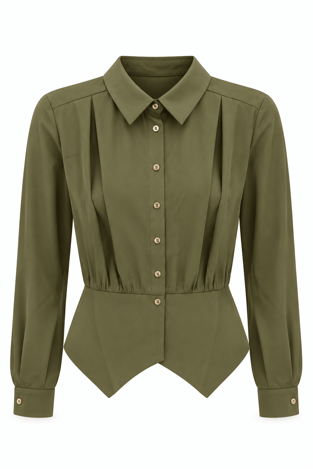Blusa corset verde