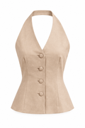 Chaleco beige