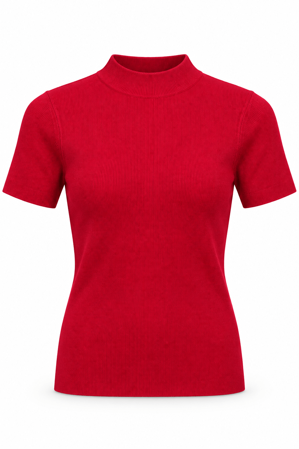 Blusa manga corta cuello alto BL0378
